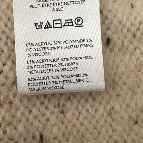 Anthropologie Cream and Brown Patterned Cardigan - Picture 6 of 11